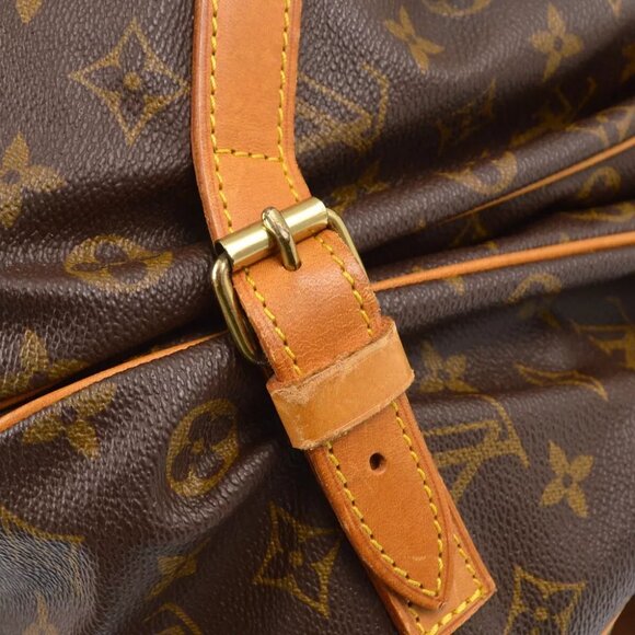 Auth Louis Vuitton SAUMUR 35 MESSENGER SHOULDER BAG MONOGRAM - Picture 3 of 12